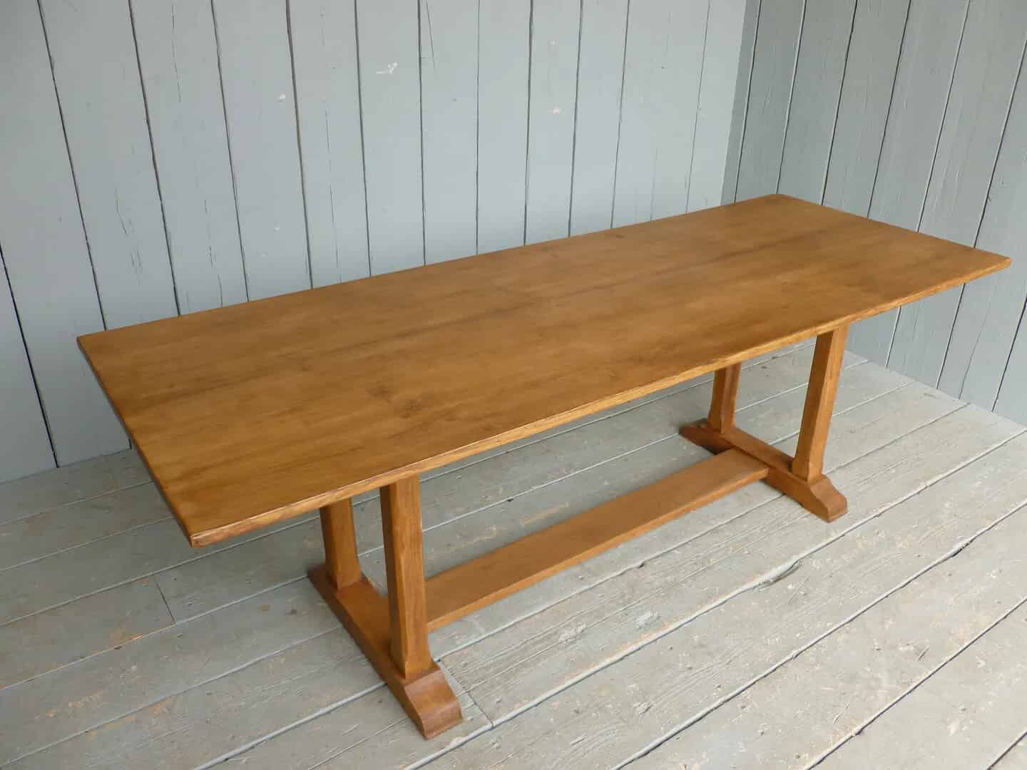 Solid Oak Antique Refectory Dining Table