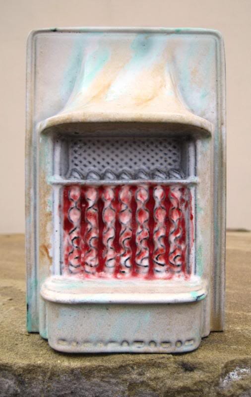Miniature Enamelled Fireplace - 5291