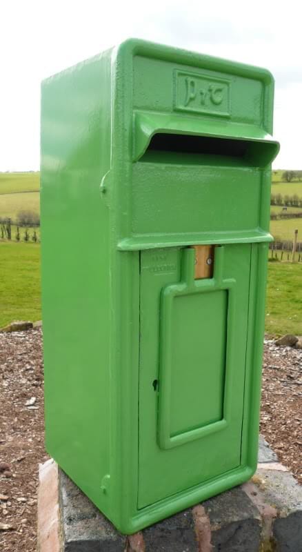 Irish Wall Mounted Cast Iron Post Box - 3346