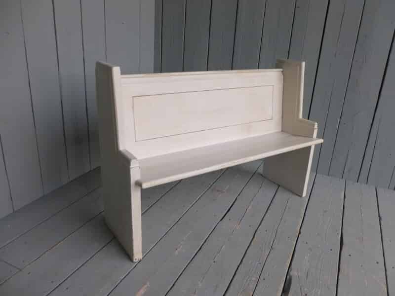 Antique Pine Church Pew