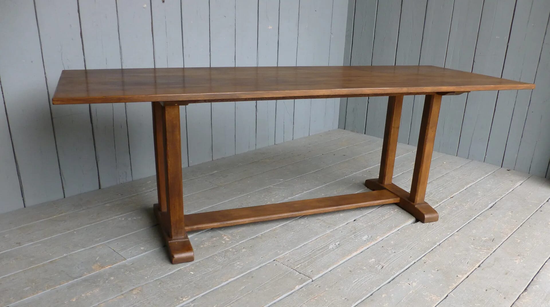 Antique Refectory Table  - 6278