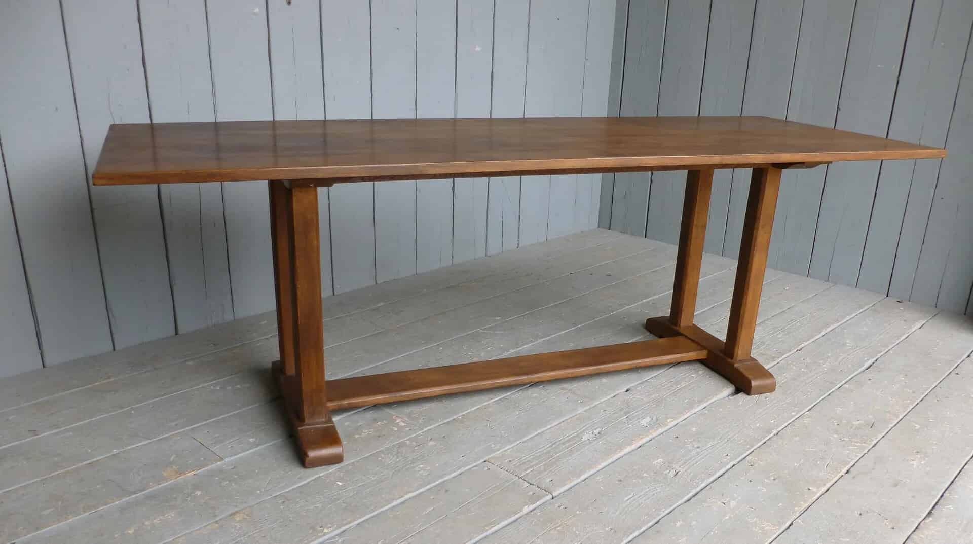 Solid Oak Antique Refectory Dining Table
