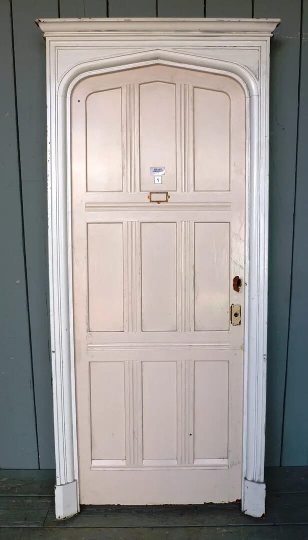 Antique Tudor Arch Door and Frame - 6421