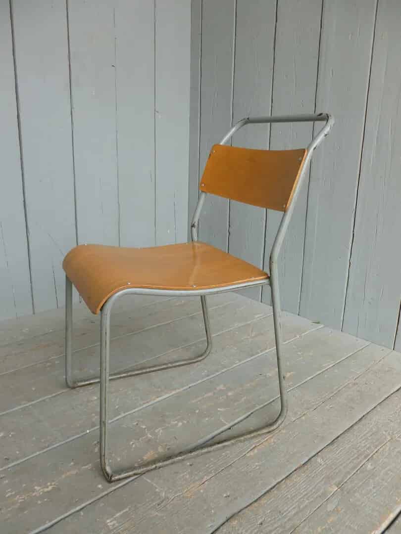 Tubular Steel Stacking Chairs