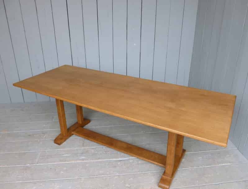 Solid Oak Antique Refectory Dining Table