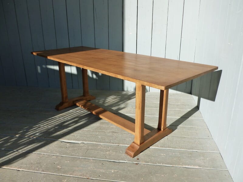 Solid Oak Antique Refectory Kitchen or Dining Table - 6341