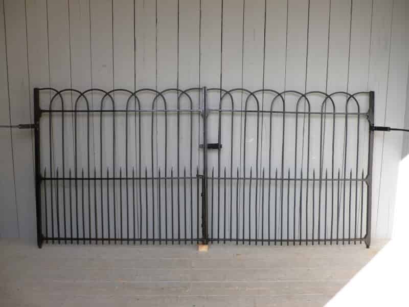 Pair of Antique Reclaimed Hoop Topped Gates