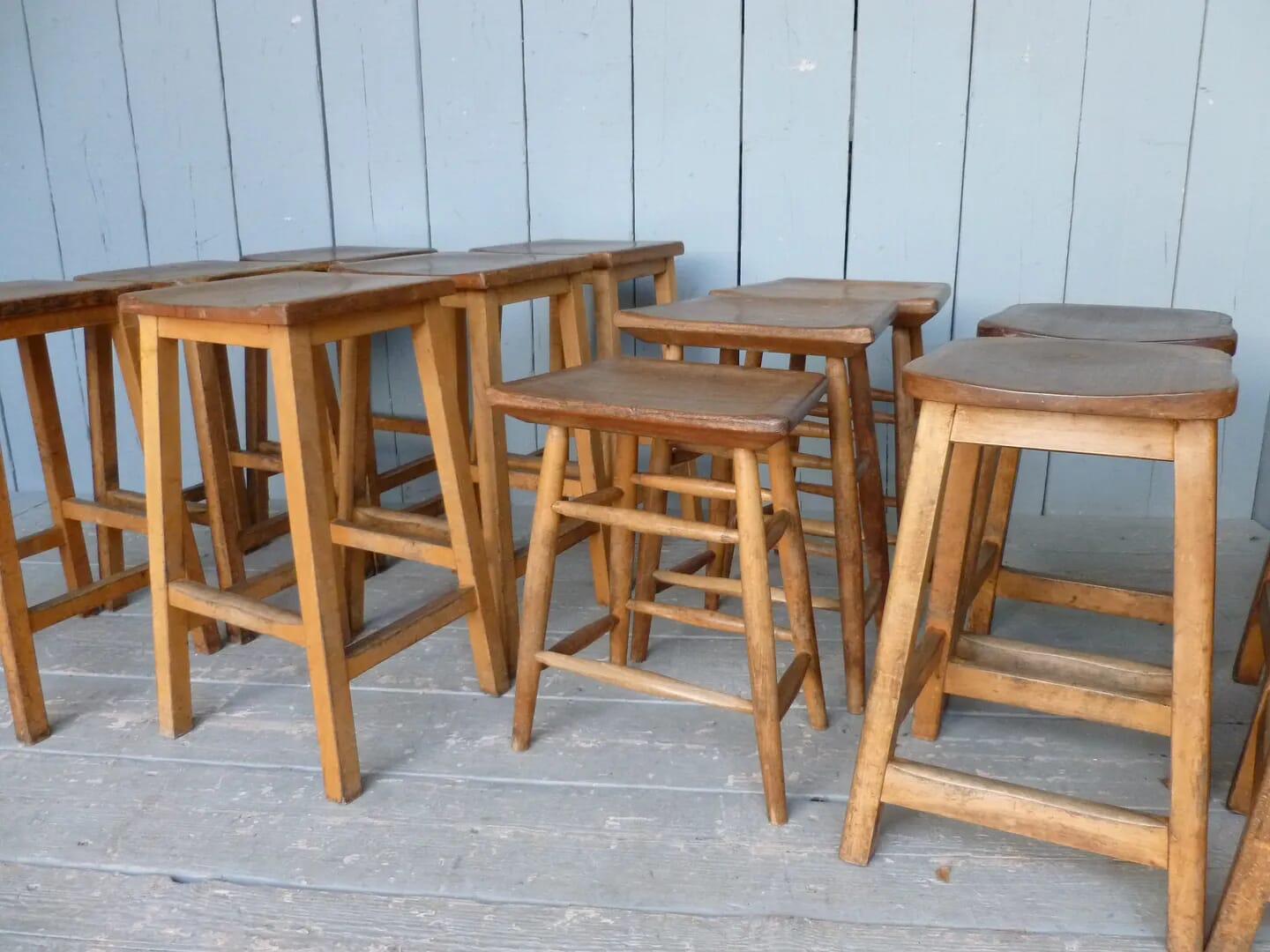 Set of 13 School Stools - 6472