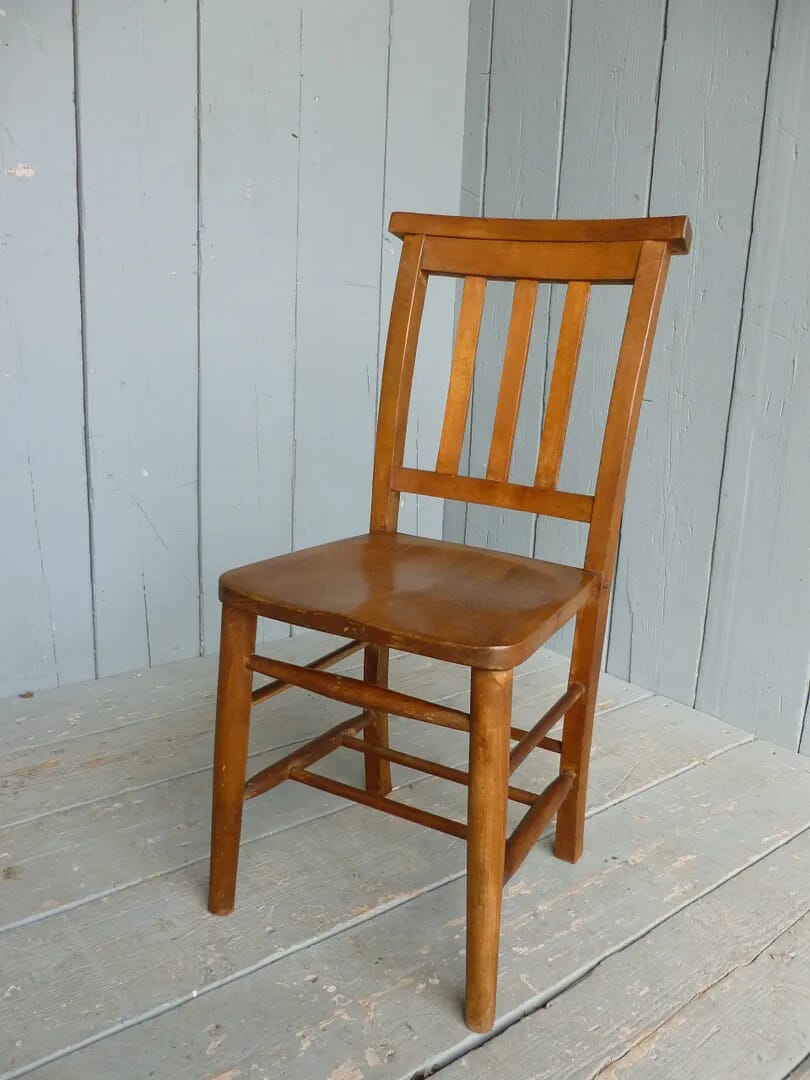 Antique Church or Chapel Chairs from St Johns Church  - 6475