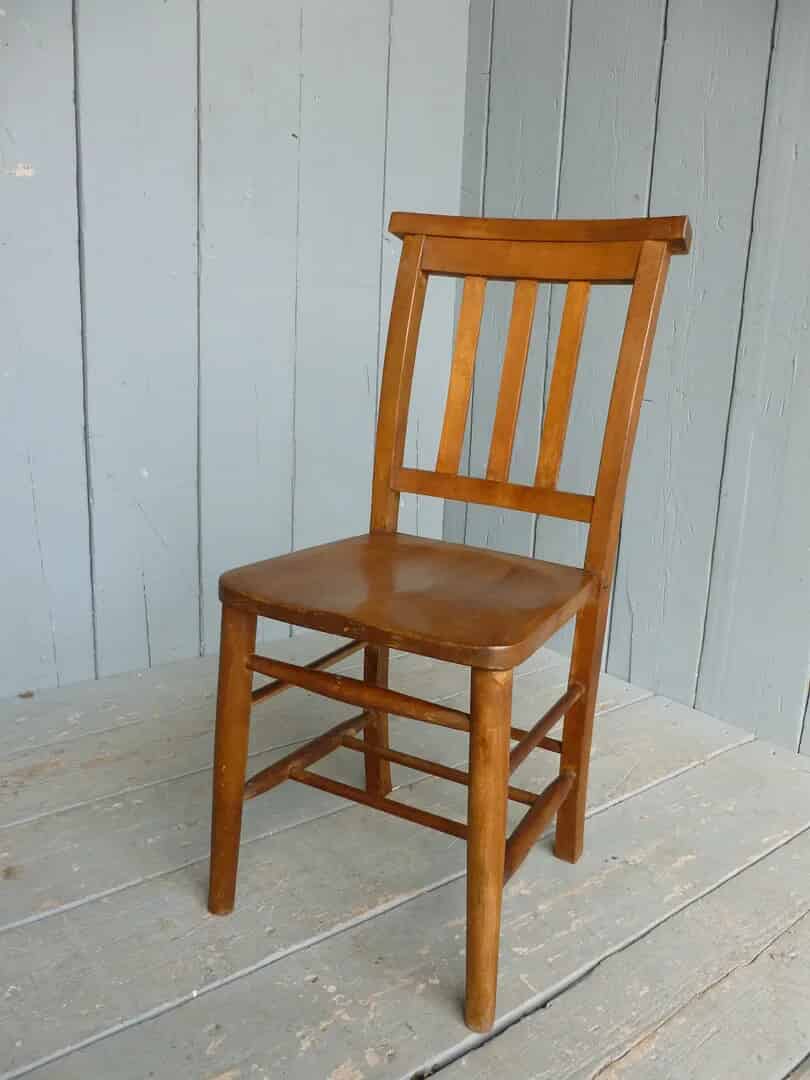 Antique Church Chairs from St Johns Church Feckenham in the Midlands