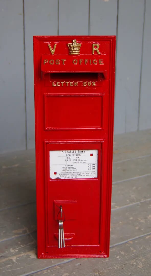 Original Victoria Wall Mounted Post Box - 6360