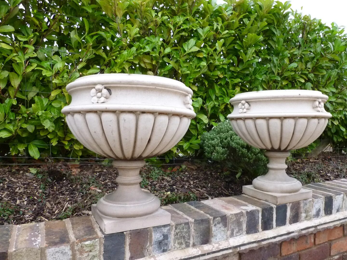 Pair of Antique Lefcoware Planters - 6536