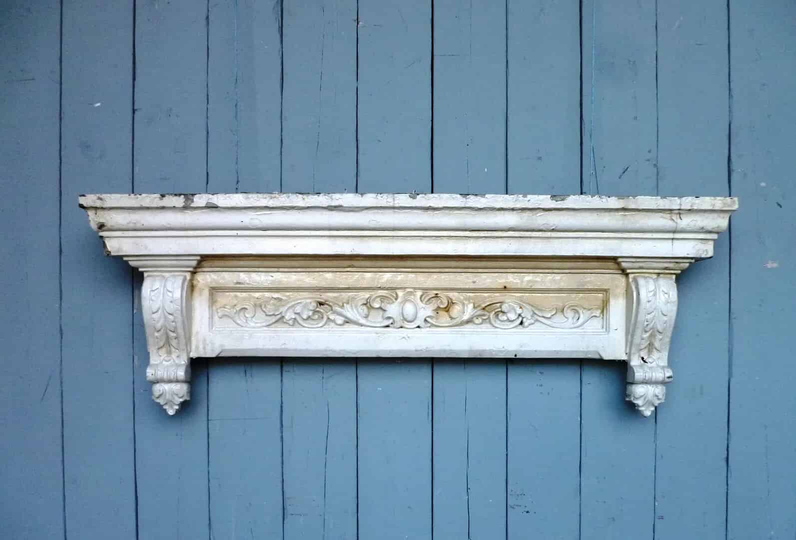 Magnificient Antique Cast Iron Overdoor