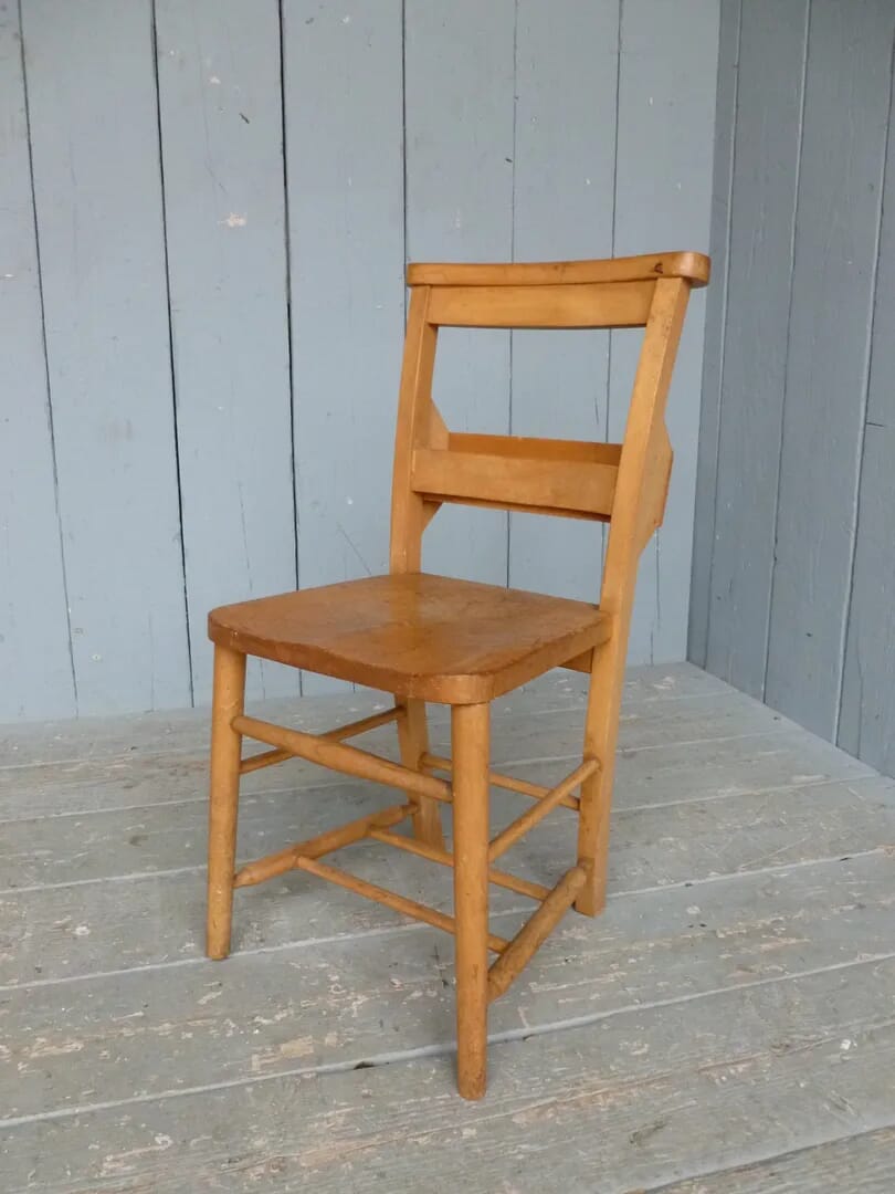 Reclaimed Old Antique Church Chairs - 6526