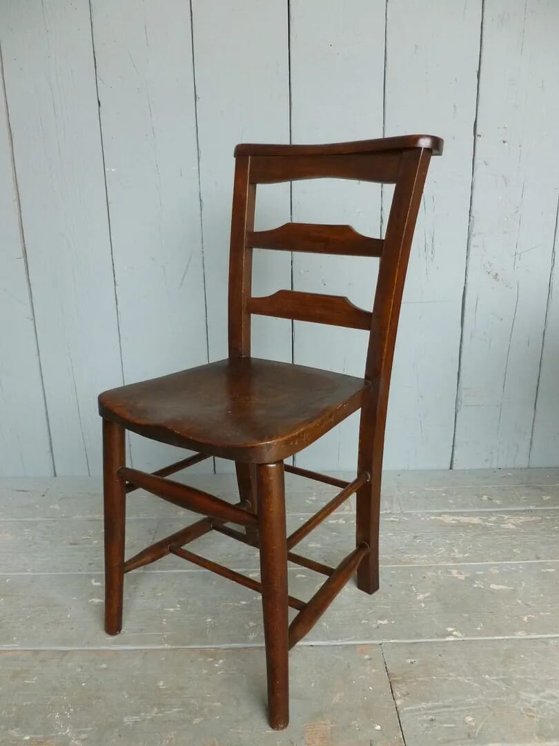 Antique Traditional Church Chairs - 6544