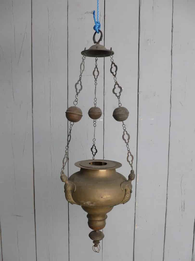 Antique Sanctuary Lantern<br>Reclaimed from St Martins Church in Knowle - Bristol