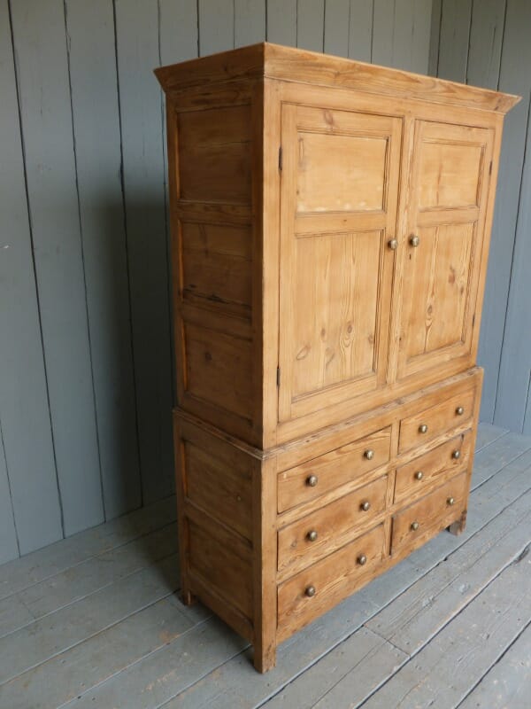 Antique Georgian Pine Bookcase - 3713