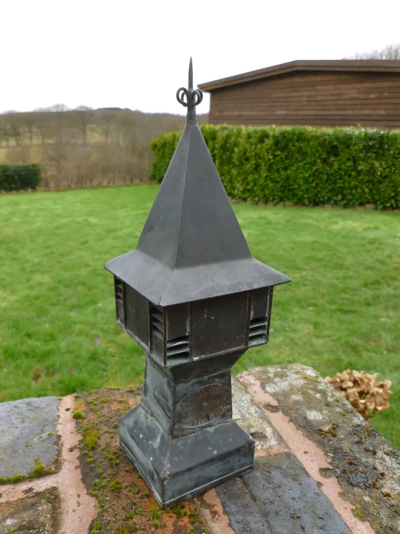 Miniature Antique Copper Roof Top Ventilator - 6021