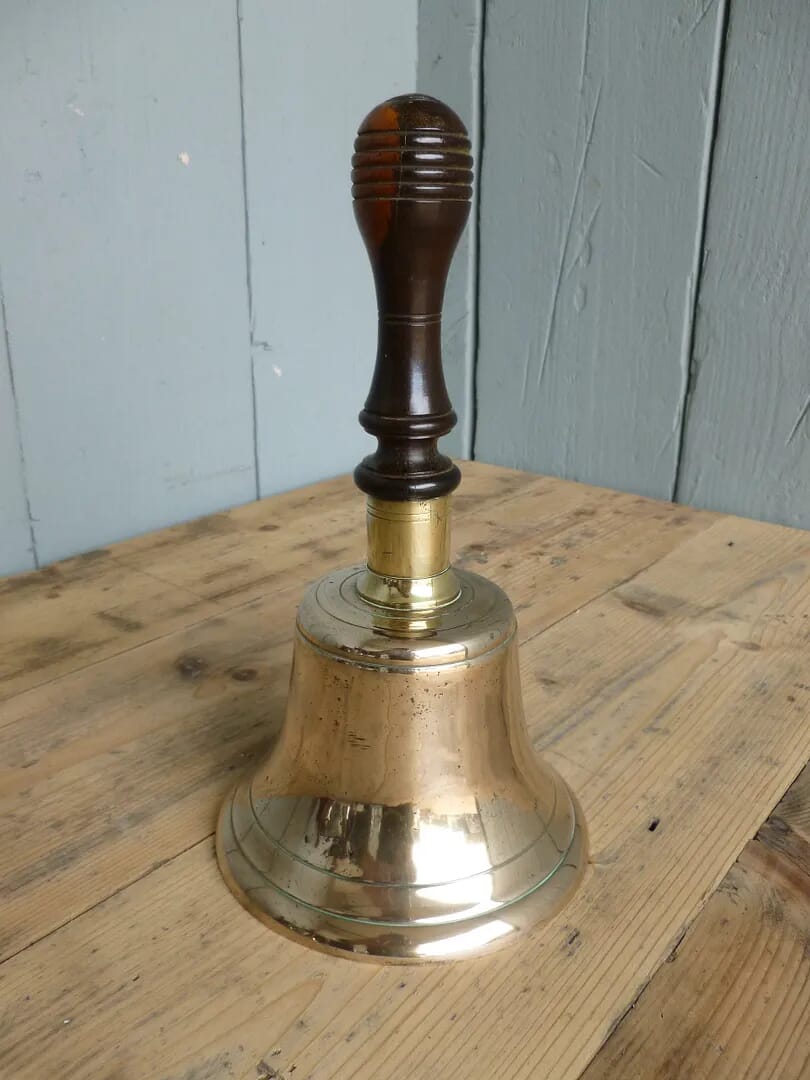 Antique Reclaimed School Hand Bell - 6600