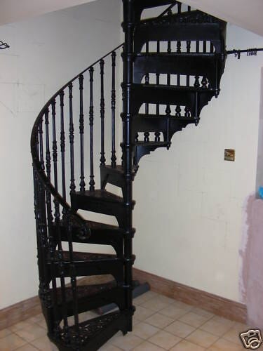 Safety Stairways Reclaimed Cast Iron Spiral Staircase - 6637