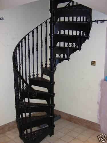 Safety Stairways Reclaimed Cast Iron Spiral Staircase