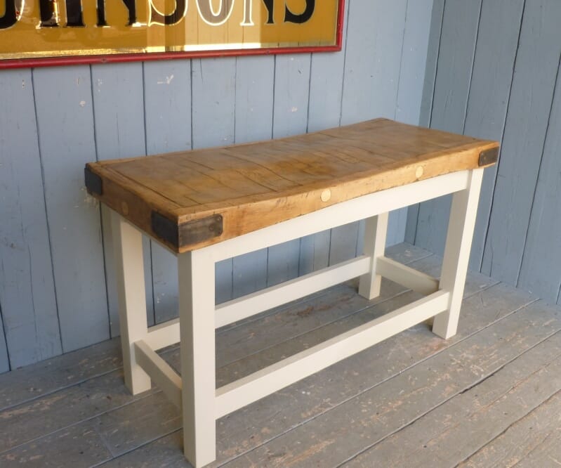 Antique Butchers Chopping Block or Central Island - 6298