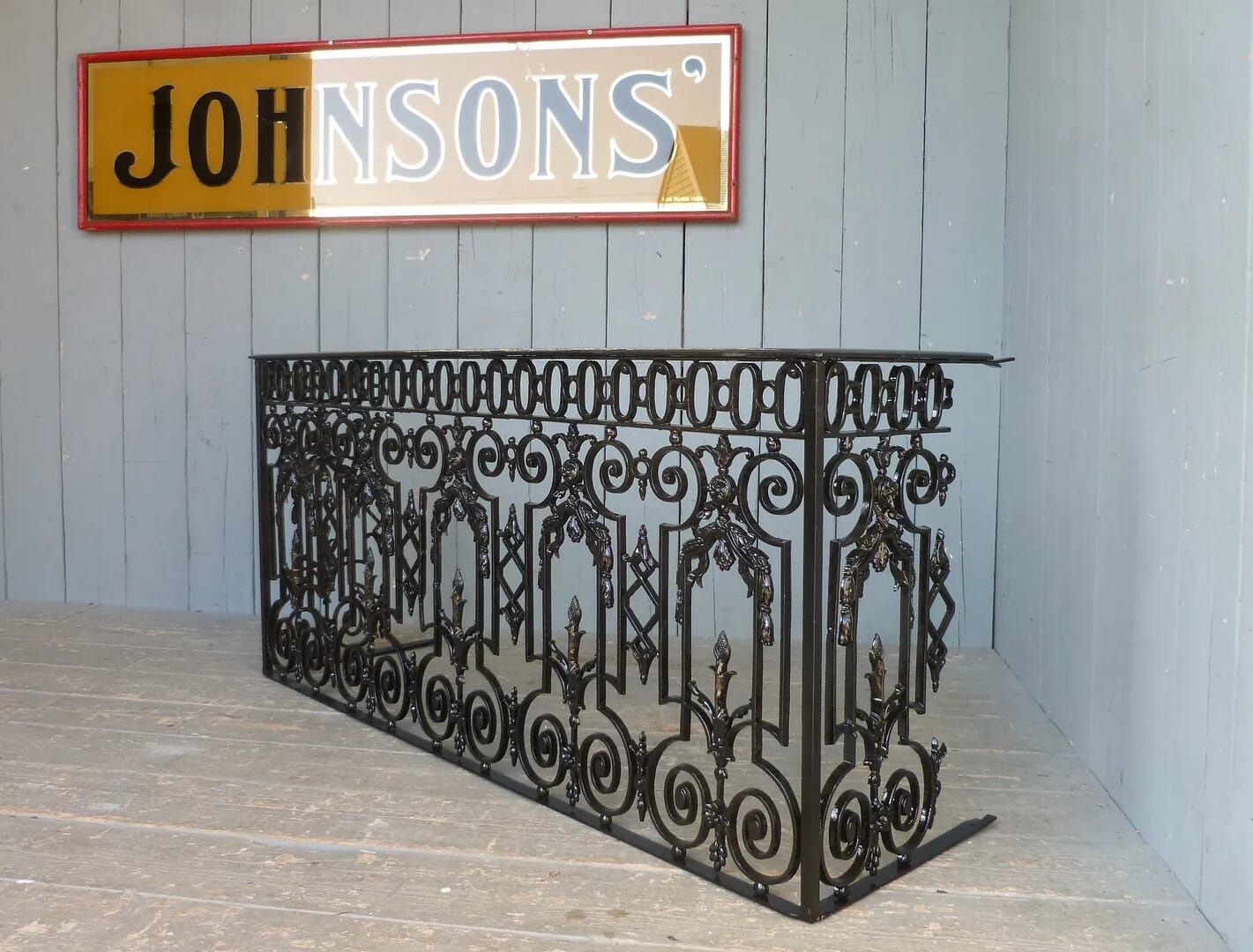 Antique Cast Iron Ornate Juliet Balcony - 4540