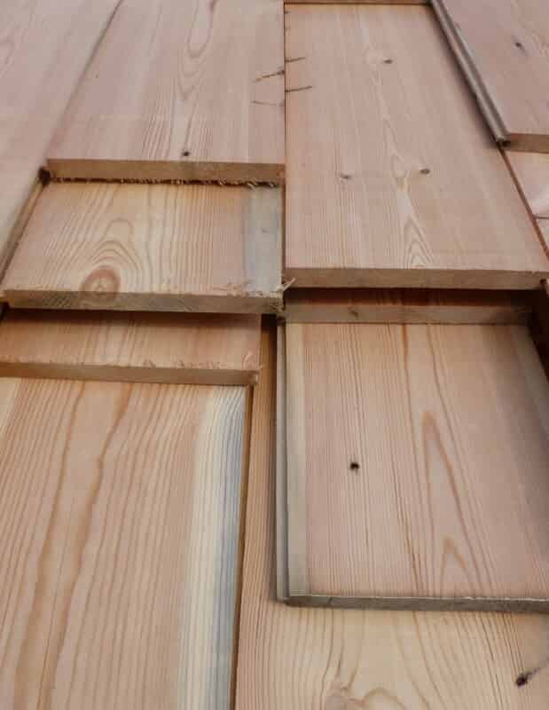 Re Sawn Reclaimed Pine 8 1/4" Tongue and Grooved Floorboards
