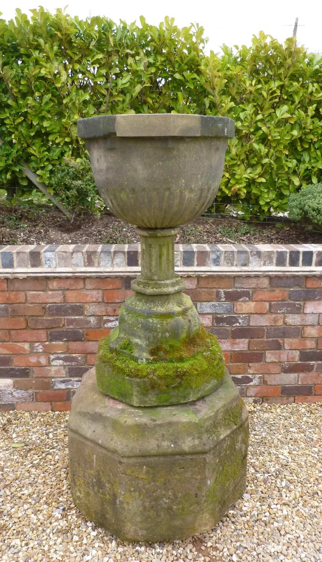 Victorian Sandstone Font - Planter - 5296