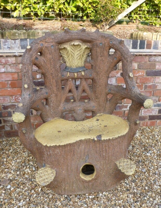 Antique Victorian Stoneware Garden Seat - 6689