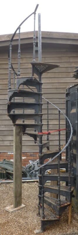 14 Step Cast Iron Spiral Staircase - 6083