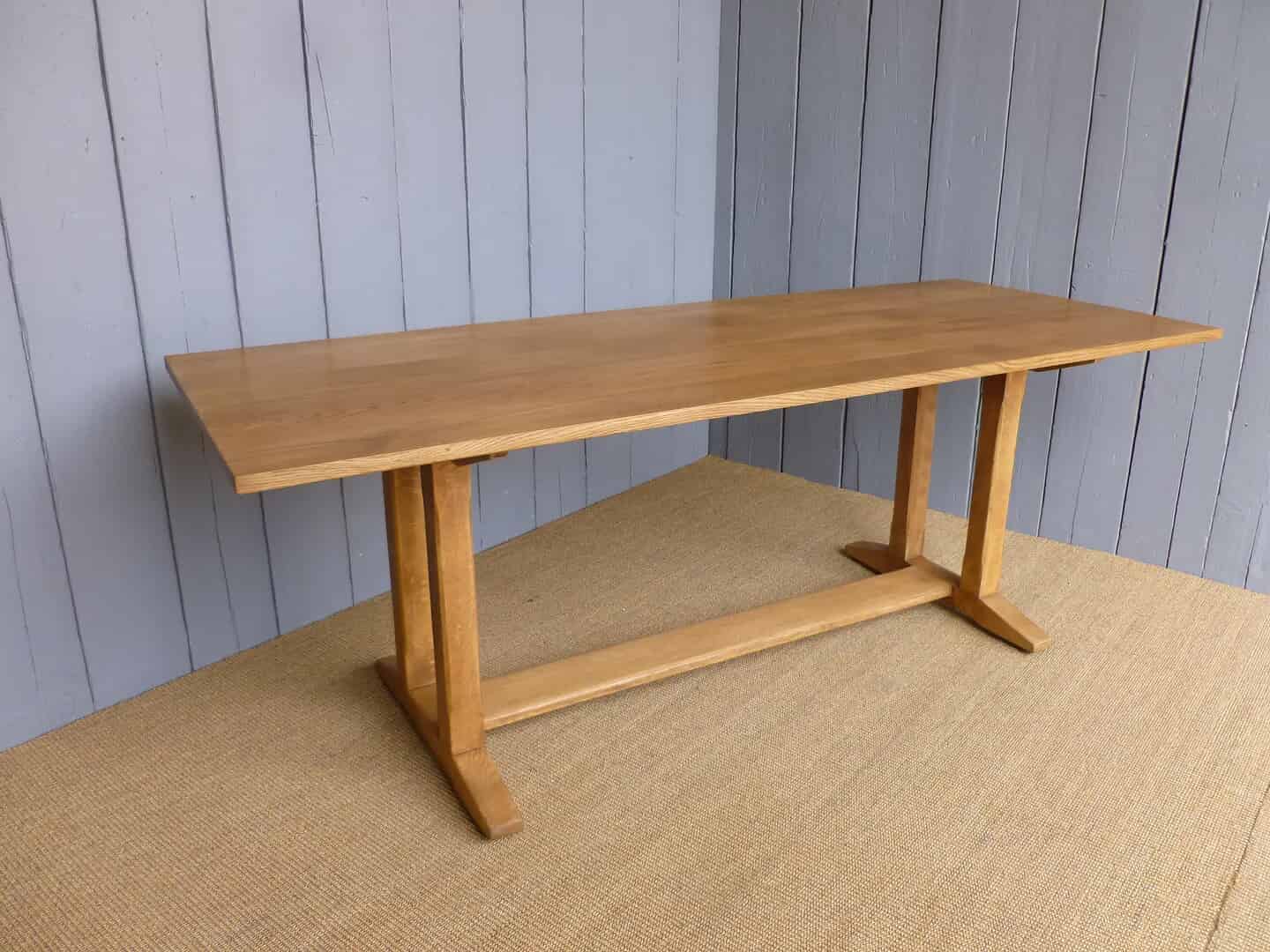 Solid Oak Antique Refectory Dining Table