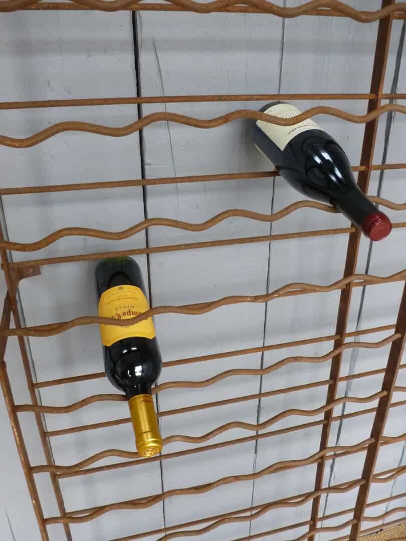 Antique Iron Wine Rack - from France - 216 Bottles