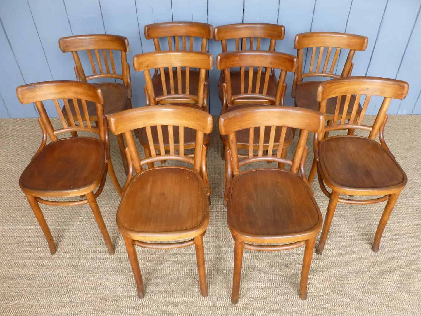 Set of 10 Vintage Bentwood Chairs