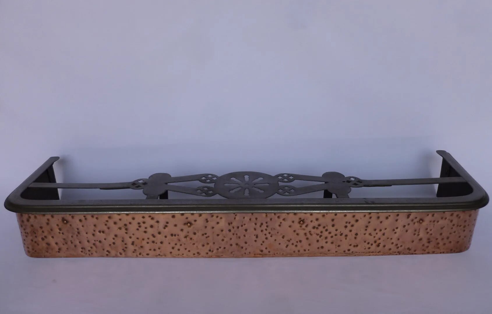 Victorian Copper and Iron Range Fender - 6702