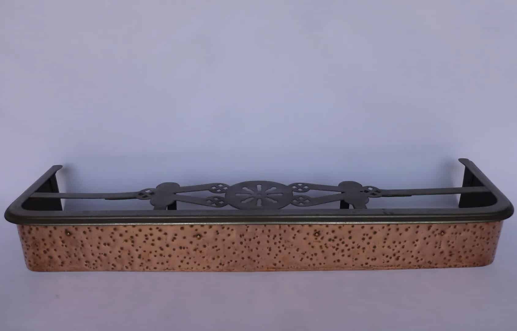 Victorian Copper and Iron Range Fender