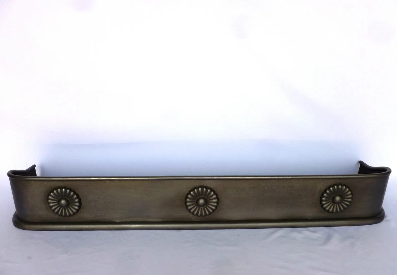 Victorian Iron Fireplace Fender - 6701