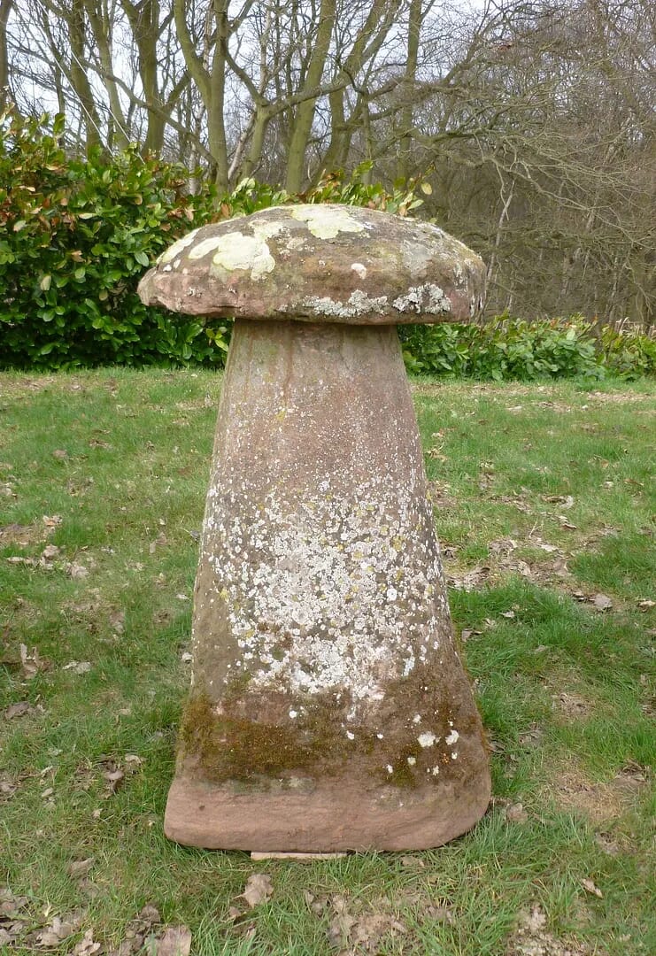Original Antique Garden Staddle Stone - 6789