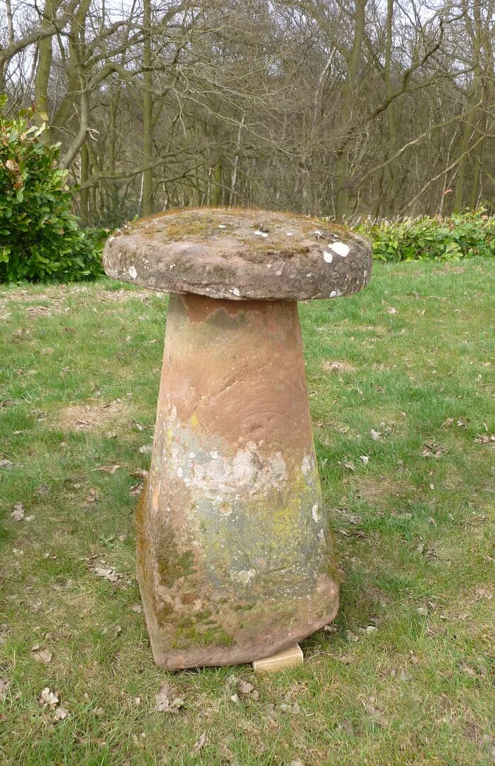 Antique Original Handmade Garden Staddle Stone  - 6791