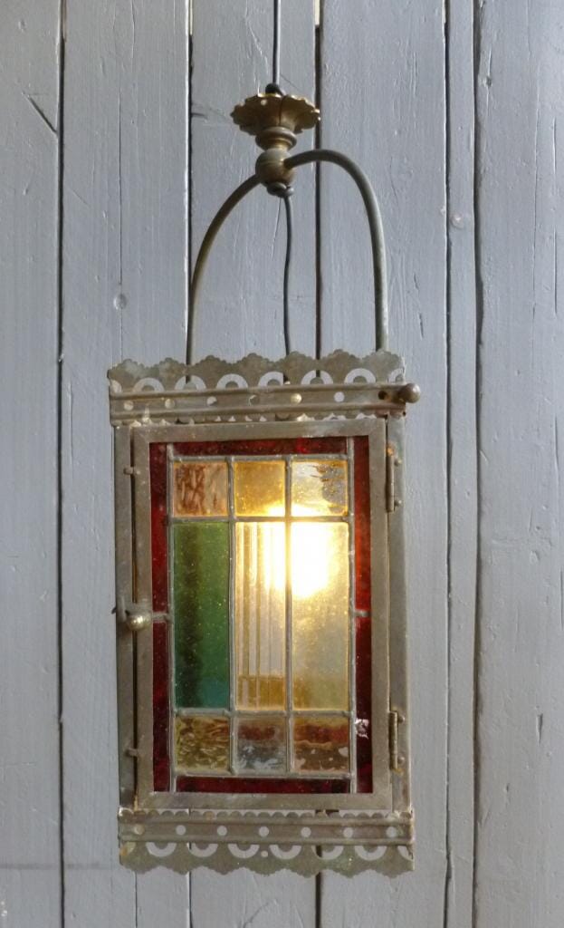 Antique Victorian Hanging Lantern - 6762