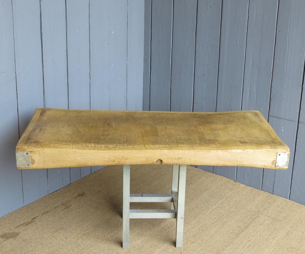 Antique Butchers Chopping Block Top Only - 6733