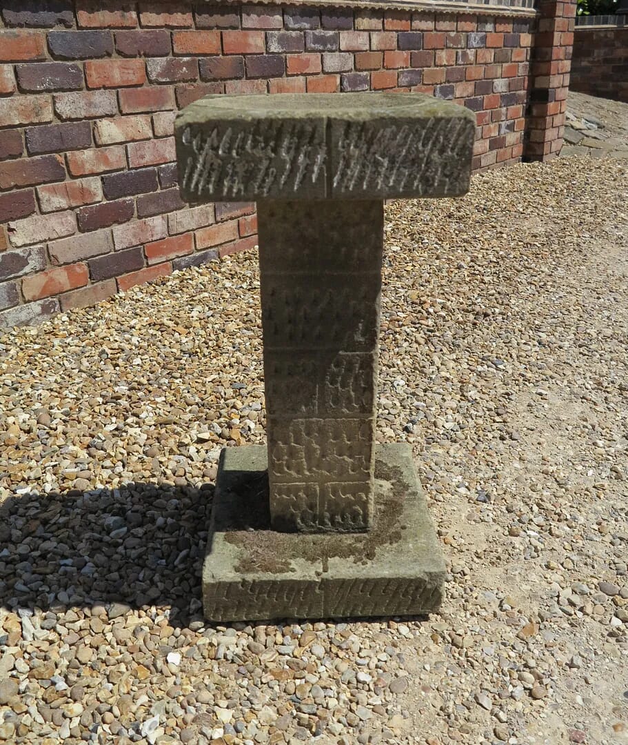 Antique Salvaged Stone Bird Bath - 6849