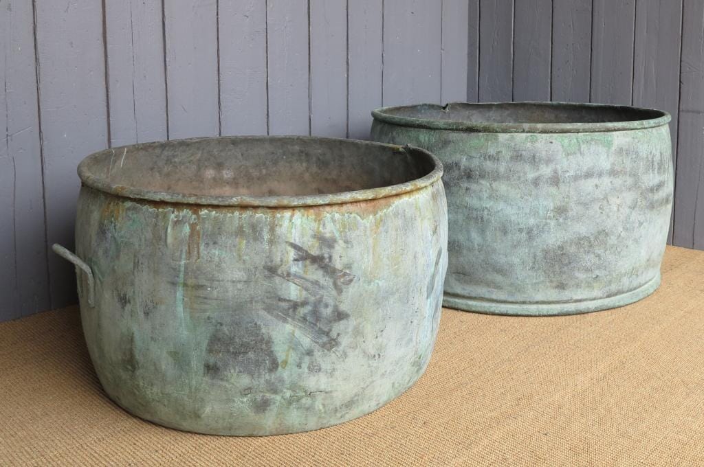  Large Antique Copper Planter's - 5483/5279
