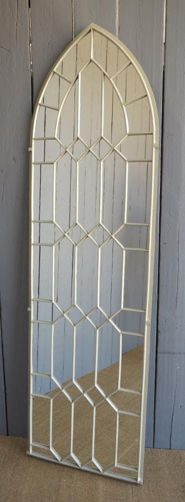 Coalbrookdale Cast Iron Gothic Arched Mirror - 6894