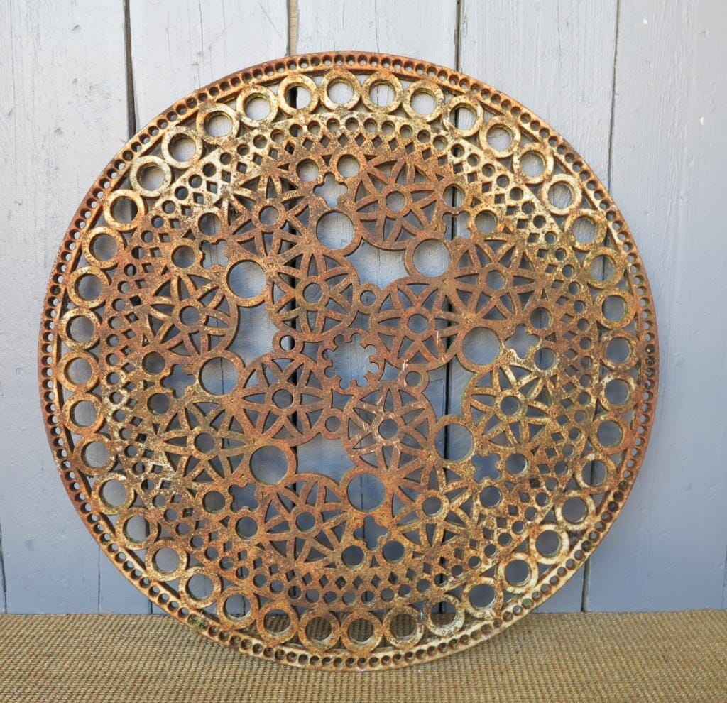 Round Cast Iron Floor Grille - 6886