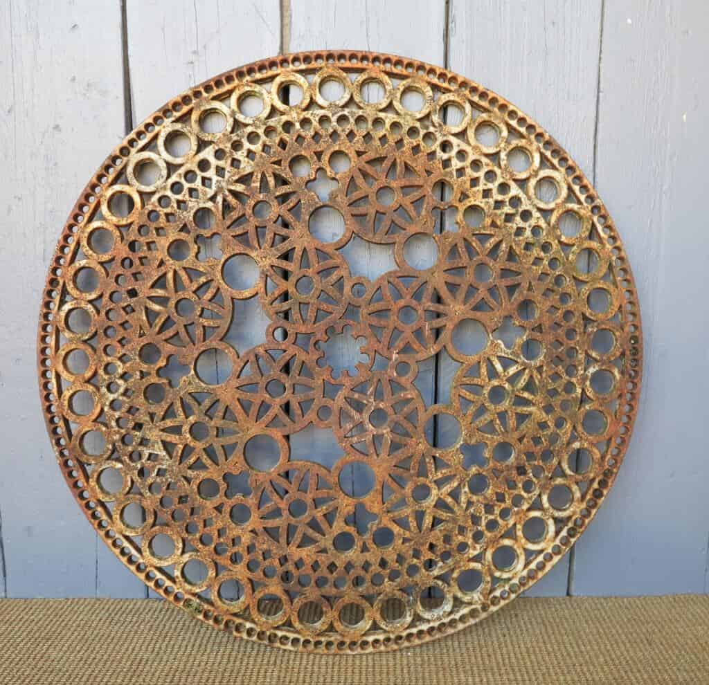 Round Cast Iron Floor Grille