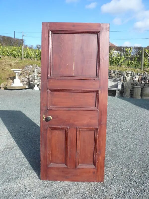  Edwardian Pine 5 Panel Reclaimed Door - 3167