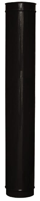 Carron Enamel Stove Pipe Colours and Gun Metal/Black Without Sweeping Access