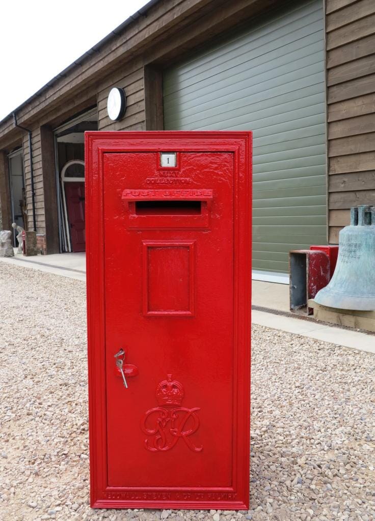 Very Large Antique Wall Mounted Post Box - 6448