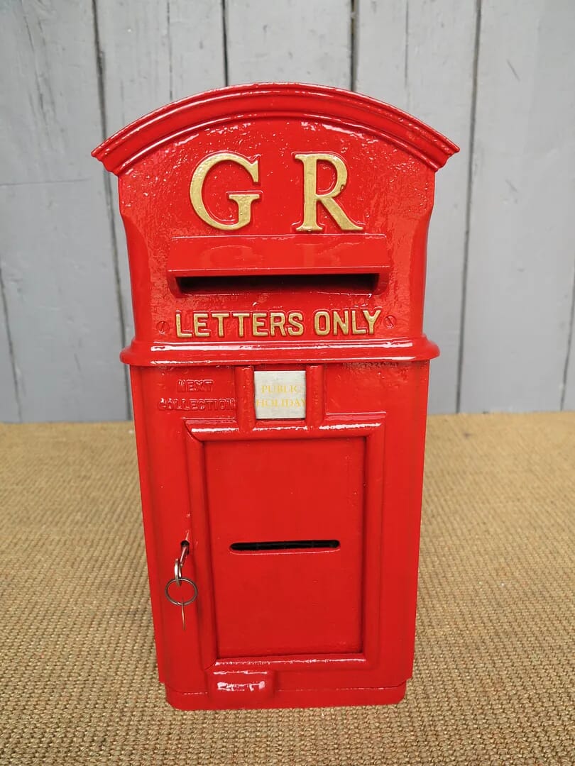 Antique Royal Mail Pole Mounted Post Box - 6361